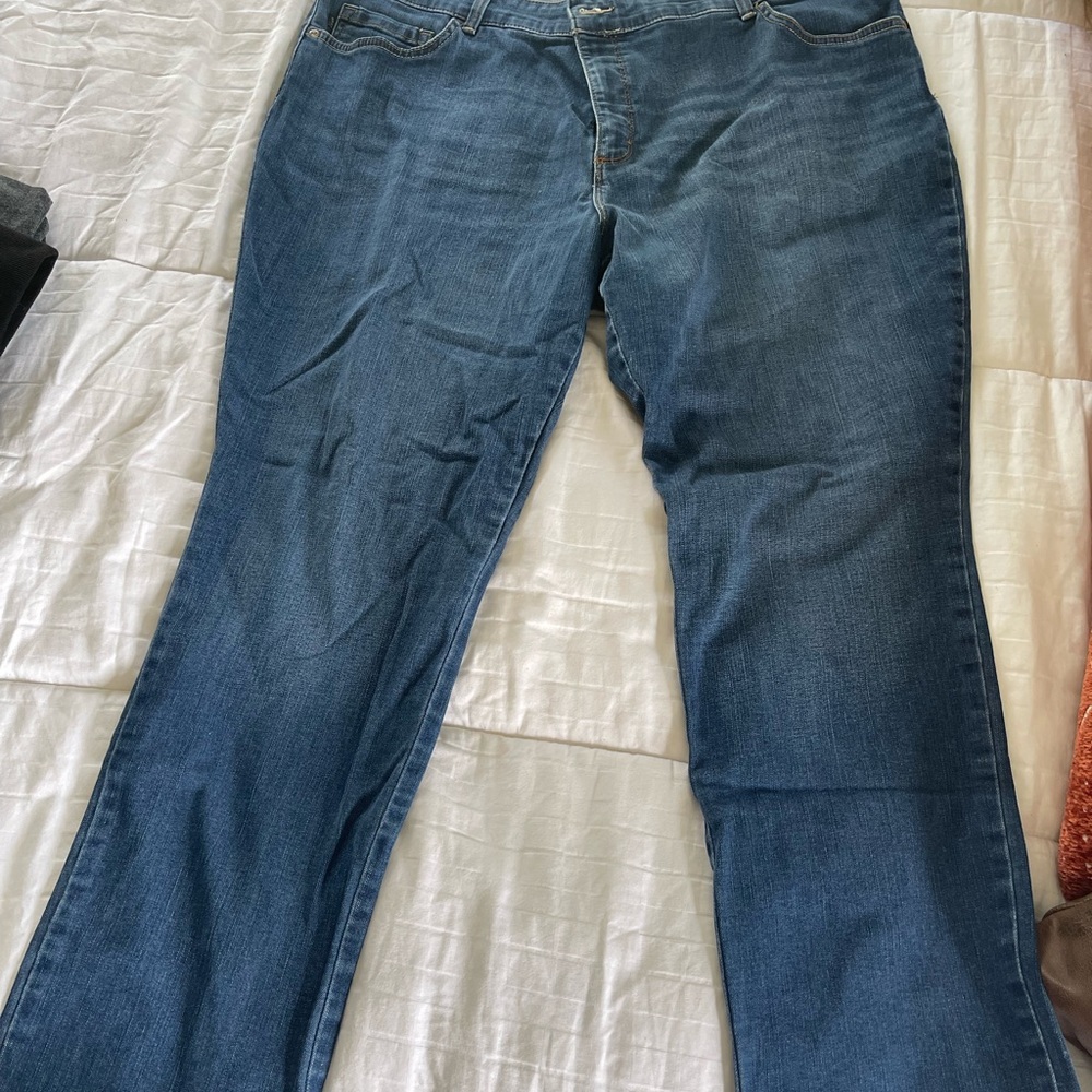 Lee Women's Straight Leg Blue Jeans